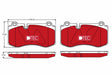 Brake Pad Set, Disc Brake GDB1733DTE - TRW