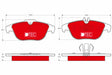 Brake Pad Set, Disc Brake GDB1738DTE - TRW