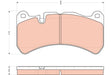 Brake Pad Set, Disc Brake GDB1739 - TRW