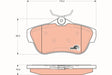 Brake Pad Set, Disc Brake GDB1740 - TRW