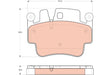 Brake Pad Set, Disc Brake GDB1742 - TRW