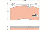 Brake Pad Set, Disc Brake GDB1743 - TRW