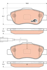 Brake Pad Set, Disc Brake GDB1746 - TRW - Brake Pads - TRW