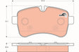 Brake Pad Set, Disc Brake GDB1748 - TRW
