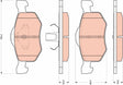 Brake Pad Set, Disc Brake GDB1753 - TRW