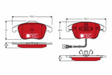 Brake Pad Set, Disc Brake GDB1762 - TRW