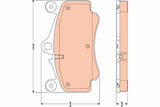 Brake Pad Set, Disc Brake GDB1778 - TRW - Brake Pads - TRW