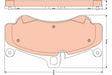 Brake Pad Set, Disc Brake GDB1779 - TRW