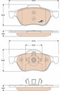 Brake Pad Set, Disc Brake GDB1787 - TRW