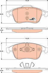 Brake Pad Set, Disc Brake GDB1790 - TRW - Brake Pads - TRW