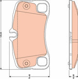 Brake Pad Set, Disc Brake GDB1792 - TRW