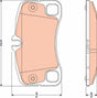 Brake Pad Set, Disc Brake GDB1792 - TRW