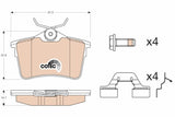 Brake Pad Set, Disc Brake GDB1799 - TRW