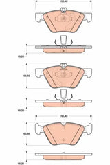 Brake Pad Set, Disc Brake GDB1815 - TRW