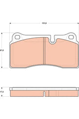 Brake Pad Set, Disc Brake GDB1816 - TRW
