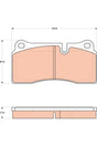 Brake Pad Set, Disc Brake GDB1816 - TRW