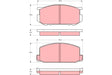 Brake Pad Set, Disc Brake GDB181DT - TRW
