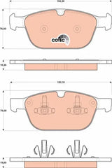 Brake Pad Set, Disc Brake GDB1821 - TRW
