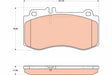 Brake Pad Set, Disc Brake GDB1822 - TRW