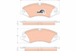 Brake Pad Set, Disc Brake GDB1825 - TRW