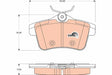 Brake Pad Set, Disc Brake GDB1828 - TRW