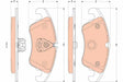 Brake Pad Set, Disc Brake GDB1833 - TRW