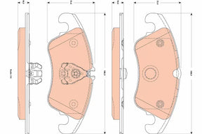 Brake Pad Set, Disc Brake GDB1833 - TRW