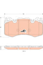 Brake Pad Set, Disc Brake GDB1834 - TRW