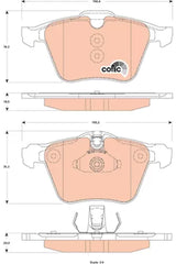 Brake Pad Set, Disc Brake GDB1835 - TRW - Brake Pads - TRW