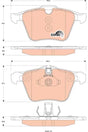 Brake Pad Set, Disc Brake GDB1835 - TRW