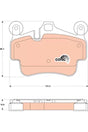 Brake Pad Set, Disc Brake GDB1836 - TRW