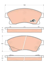 Brake Pad Set, Disc Brake GDB1843 - TRW