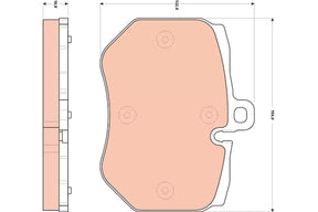 Brake Pad Set, Disc Brake GDB1848 - TRW