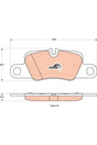 Brake Pad Set, Disc Brake GDB1849 - TRW