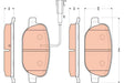 Brake Pad Set, Disc Brake GDB1851 - TRW