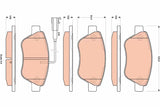 Brake Pad Set, Disc Brake GDB185 - TRW - Brake Pads - TRW