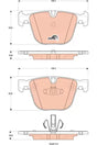 Brake Pad Set, Disc Brake GDB1857 - TRW