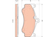 Brake Pad Set, Disc Brake GDB1859 - TRW