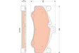 Brake Pad Set, Disc Brake GDB1862 - TRW
