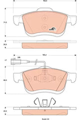 Brake Pad Set, Disc Brake GDB1865 - TRW - Brake Pads - TRW