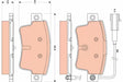 Brake Pad Set, Disc Brake GDB1872 - TRW