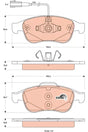 Brake Pad Set, Disc Brake GDB1873 - TRW