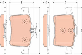 Brake Pad Set, Disc Brake GDB1877 - TRW