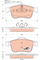Brake Pad Set, Disc Brake GDB1880 - TRW - Brake Pads - TRW