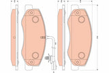 Brake Pad Set, Disc Brake GDB1885 - TRW - Brake Pads - TRW
