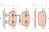 Brake Pad Set, Disc Brake GDB1887 - TRW - Brake Pads - TRW