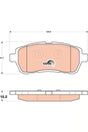 Brake Pad Set, Disc Brake GDB1893 - TRW