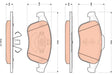 Brake Pad Set, Disc Brake GDB1896 - TRW