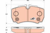 Brake Pad Set, Disc Brake GDB1901 - TRW - Brake Pads - TRW