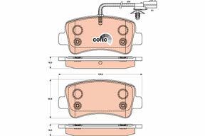 Brake Pad Set, Disc Brake GDB1903 - TRW